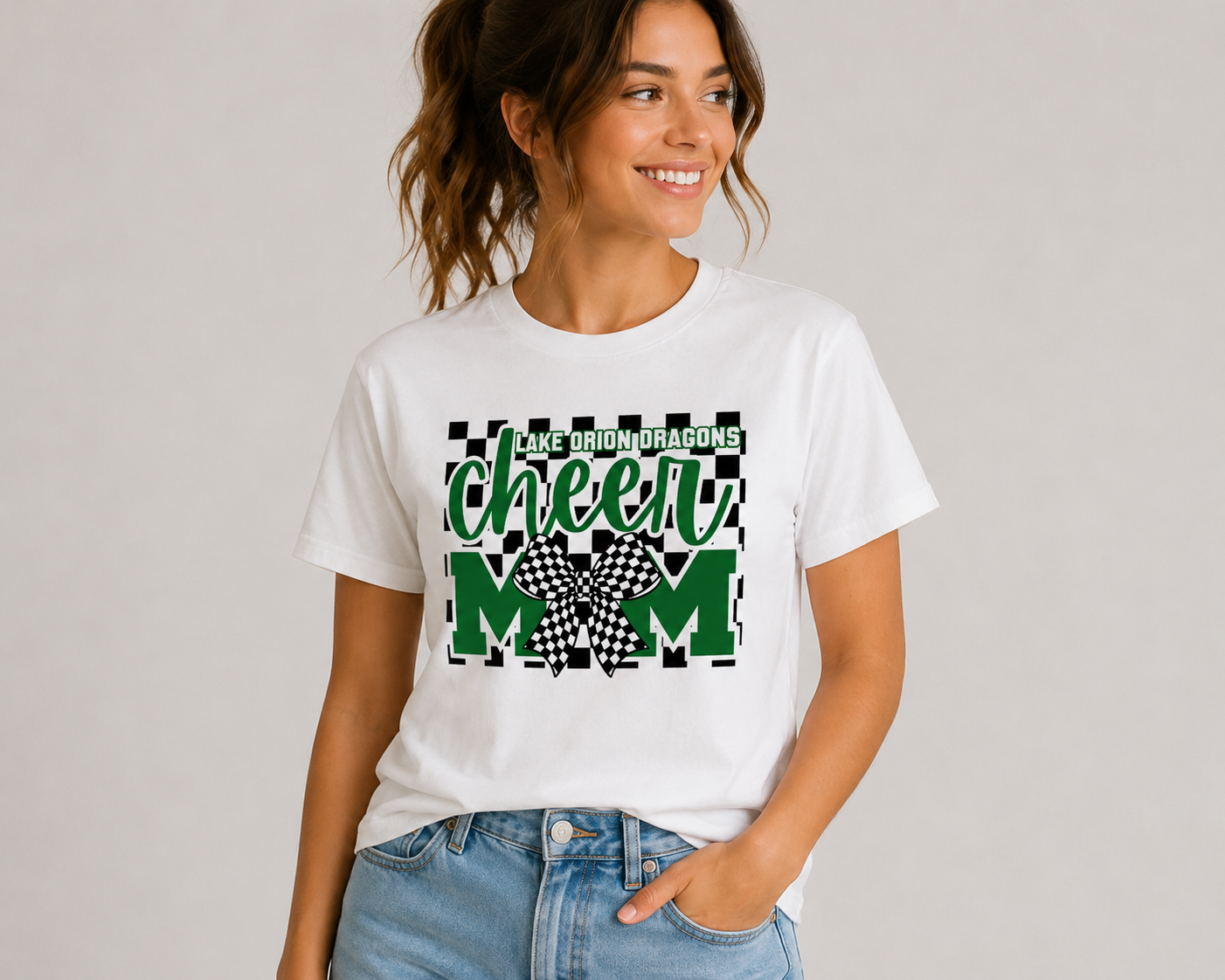 Lake Orion Cheer Mom Signature Tee