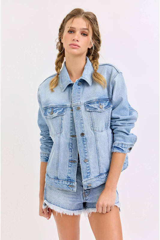 Basic Trucker Jacket [WV1368J-LT]
