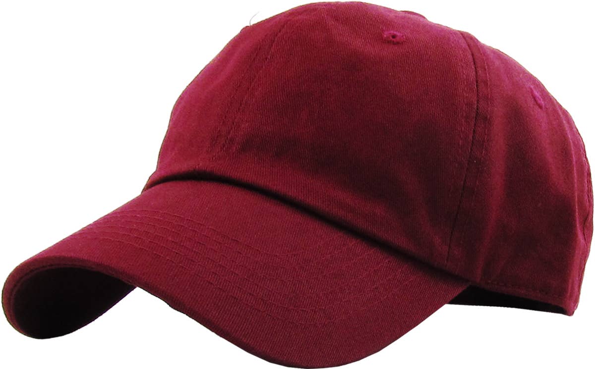 Blank Low Profile Cotton Baseball Cap