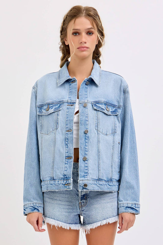 Basic Trucker Jacket [WV1368J-LT]