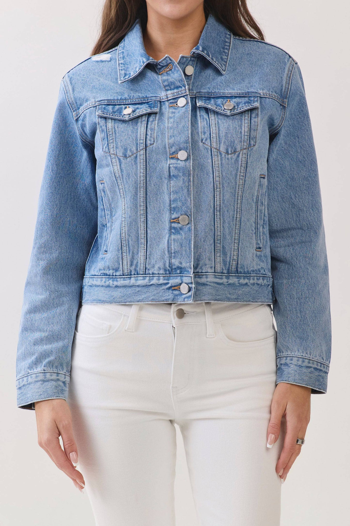 Classic Fit Denim Cheer Jacket