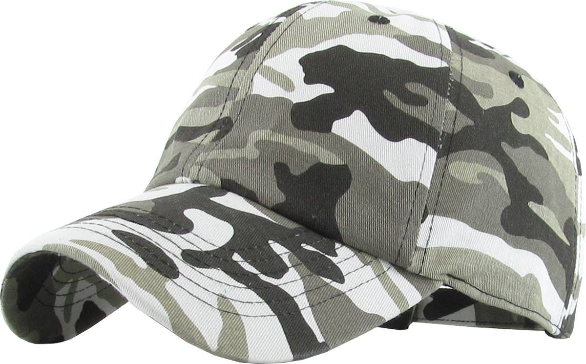 Blank Low Profile Cotton Baseball Cap