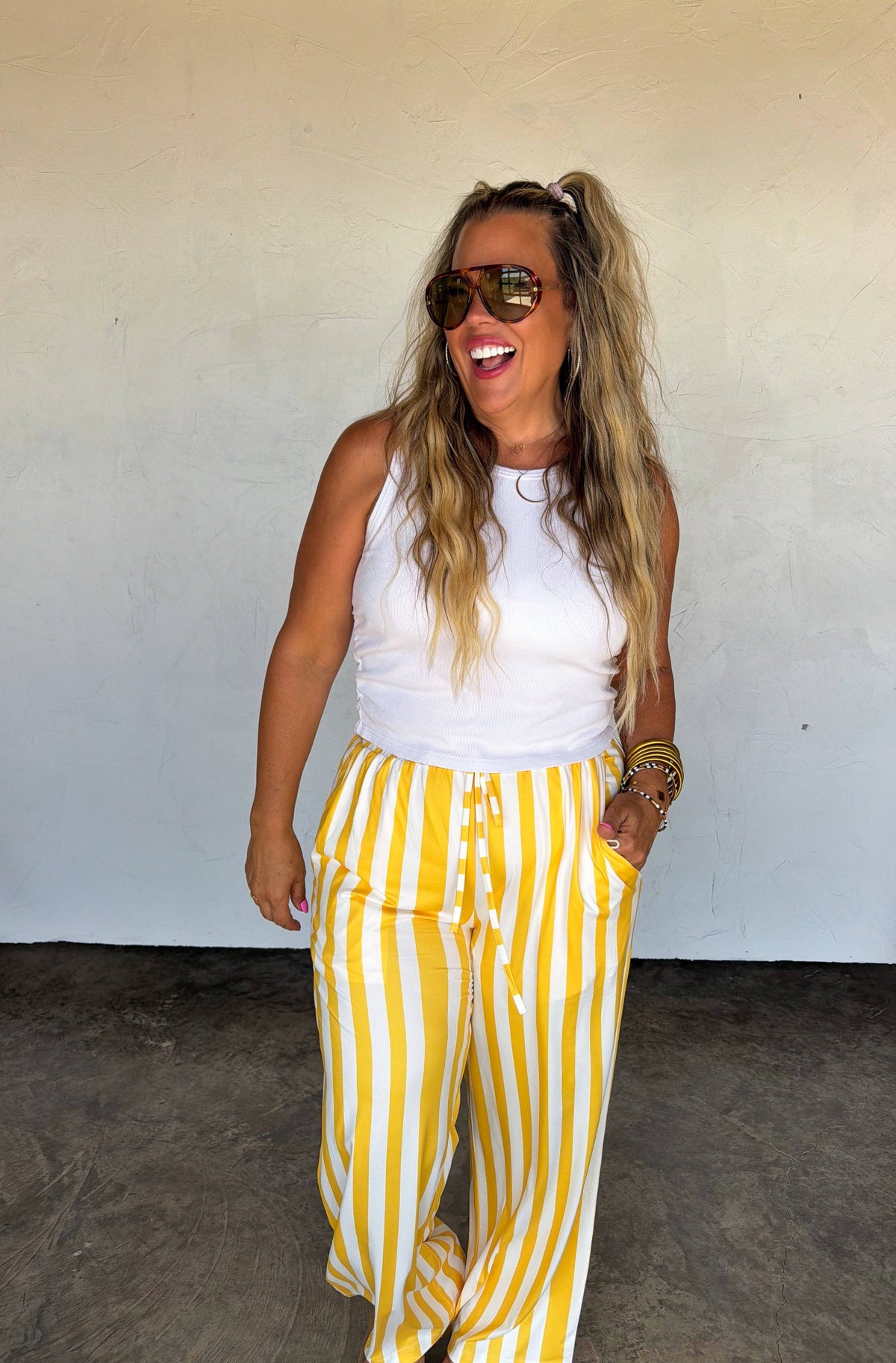 GAME DAY WIDE LEG PANTS