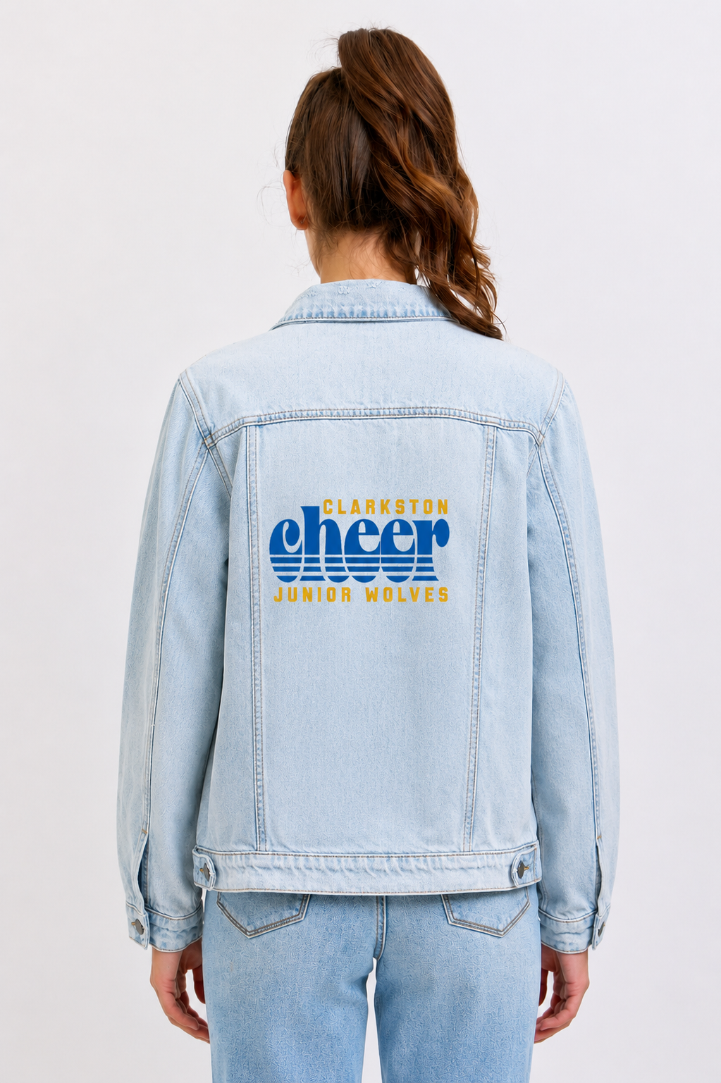 Oversized Classic Denim Cheer Jacket