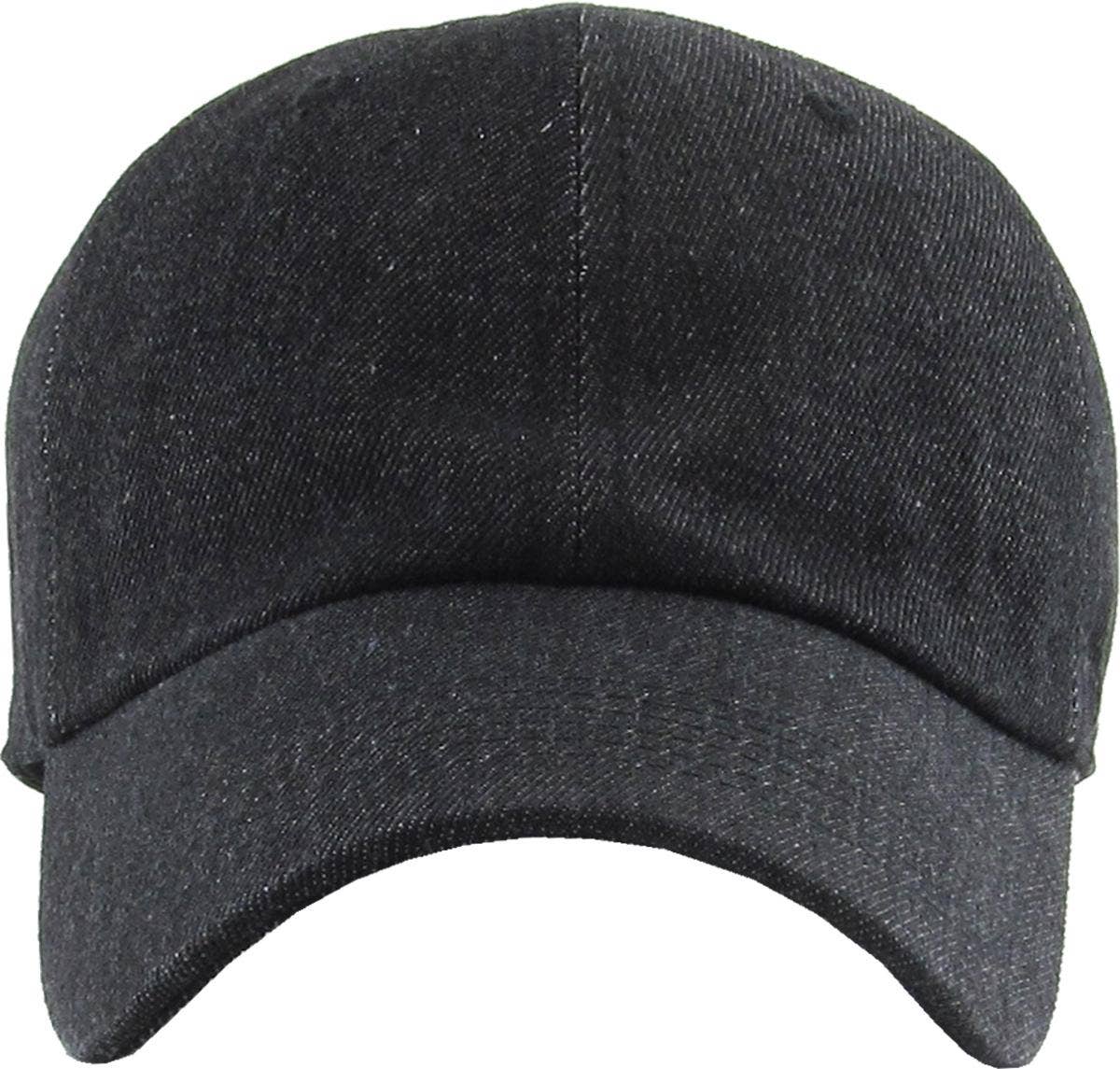 Blank Low Profile Cotton Baseball Cap