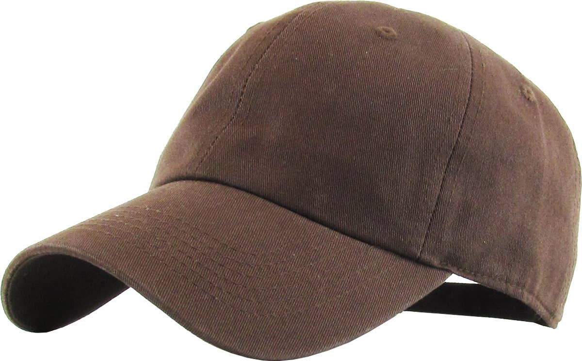 Blank Low Profile Cotton Baseball Cap
